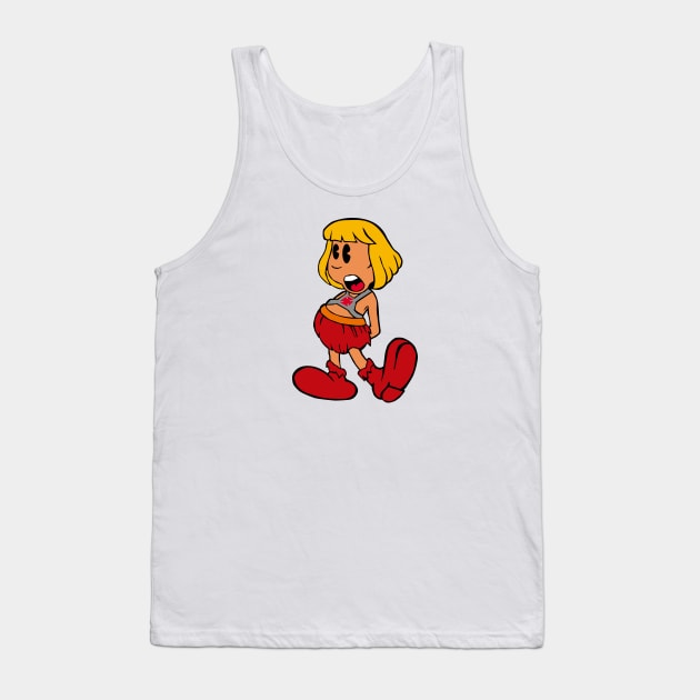 Mini He-man | He-man | Masters of the Universe | He-Man and the Masters of the Universe | Fanart | Fan art Tank Top by japonesvoador